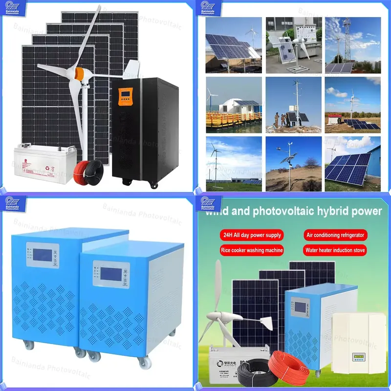 Wind Solar Hybrid Kit - 3KW 5KW 8KW ハイブリッド風力太陽光発電システム MPPTコントローラー オフグリッド電源キット