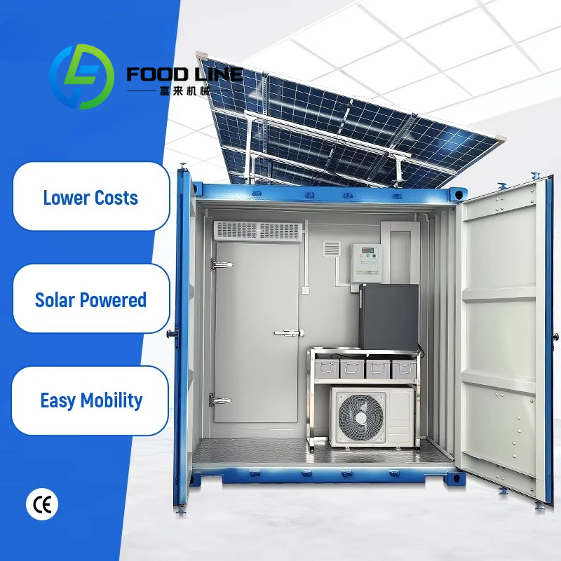 Renewable Energy Industry - 産業用ソーラーコンテナ冷蔵室（20フィート）再生可能ソーラーエネルギーによる大幅な温室効果の軽減、バルクフレッシュジュース低温保存用