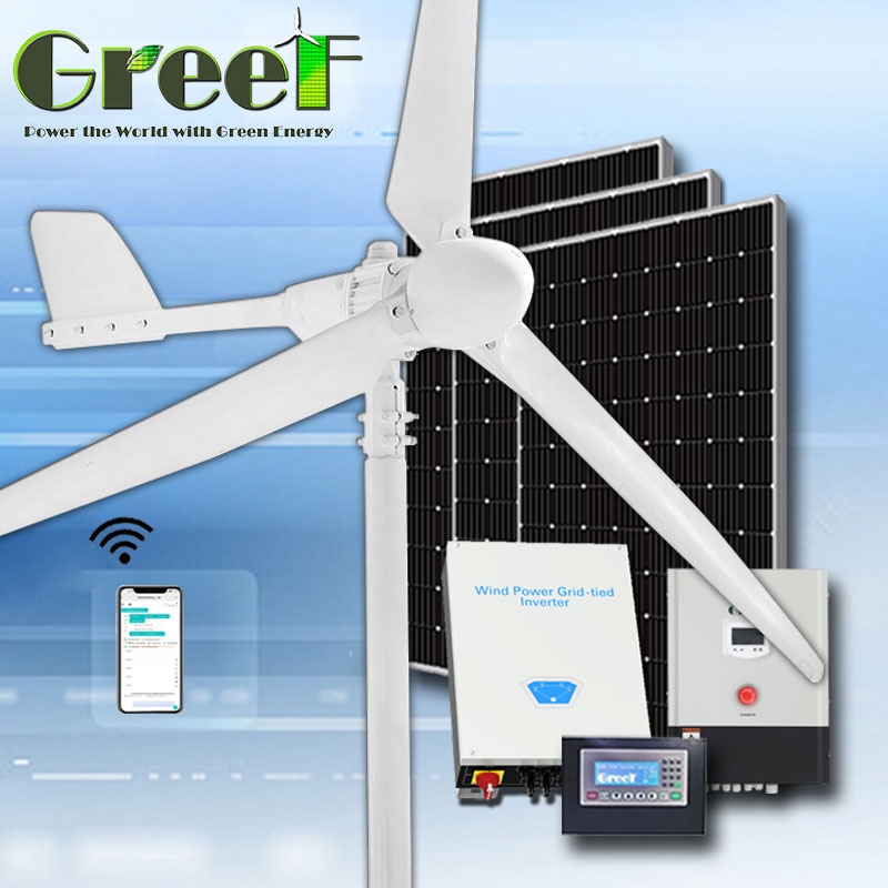 20KW高出力電気ソーラー風力タービン発電機キット ソーラー - Wind Solar Hybrid Kit のレビューと価格