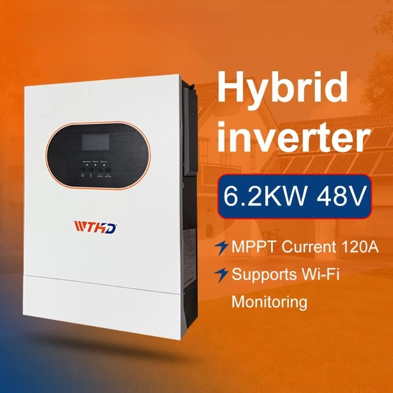 6.2KW単相オフグリッドソーラーハイブリッドインバーター4 - Pure Sine Wave Inverter のレビューと価格