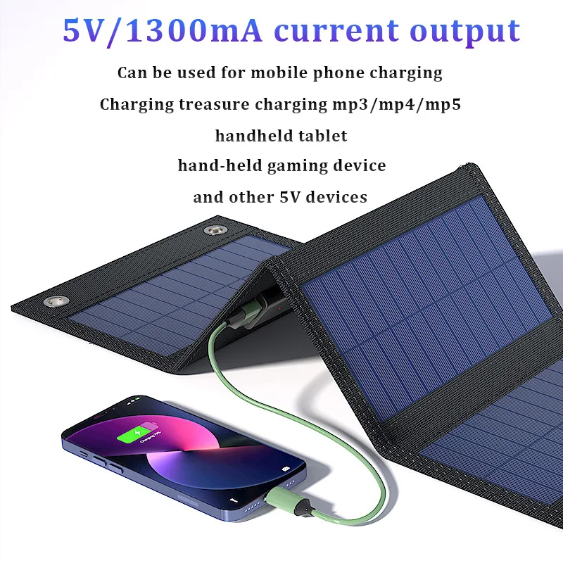 新発売の8Wソーラーパネル折りたたみ式バッグ。USB出力機能 - Folding Solar Panel のレビューと価格