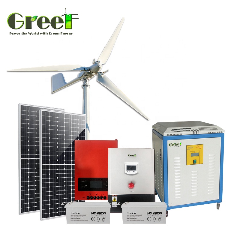 風力・太陽光発電コンプリートキット 5000w出力 太陽光エ - Wind Solar Hybrid Kit のレビューと価格