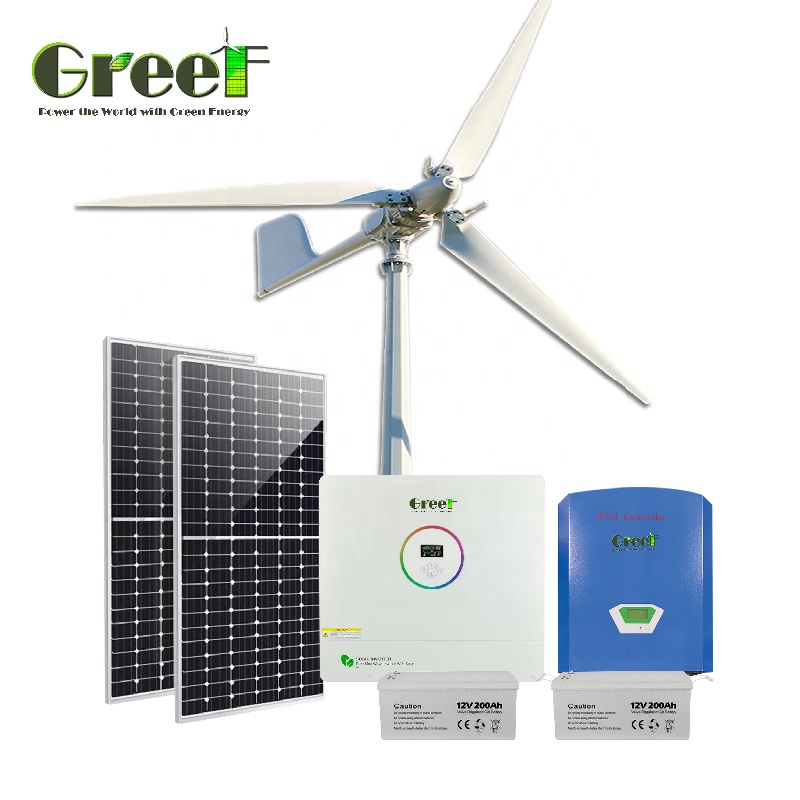 風力・太陽光発電コンプリートキット 5000w出力 太陽光エ - Wind Solar Hybrid Kit のレビューと価格