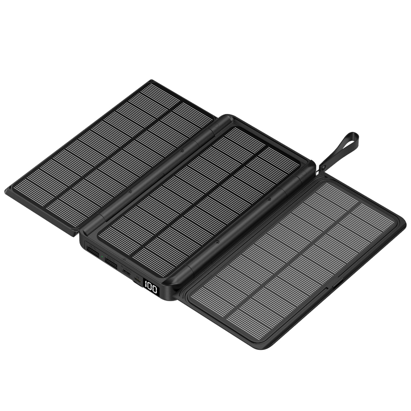折りたたみ式ソーラーパワーバンク,3つのソーラーパネル,qi - Folding Solar Panel のレビューと価格