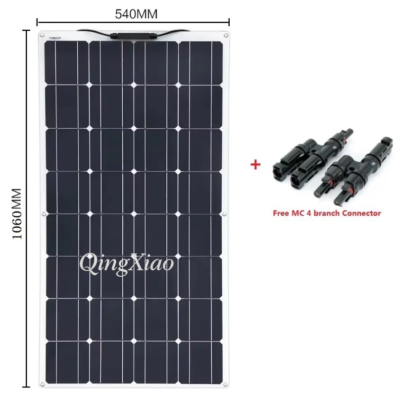 150W フレキシブル単結晶ソーラーパネルキット 40A コ - Solar Panel Monocrystalline のレビューと価格