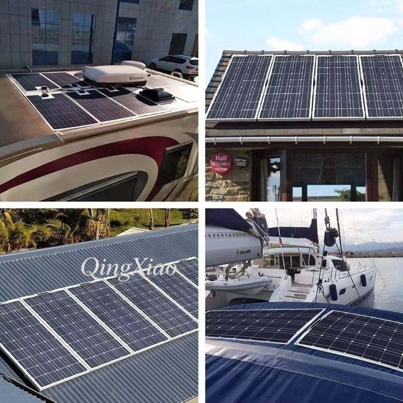 150W フレキシブル単結晶ソーラーパネルキット 40A コ - Solar Panel Monocrystalline のレビューと価格
