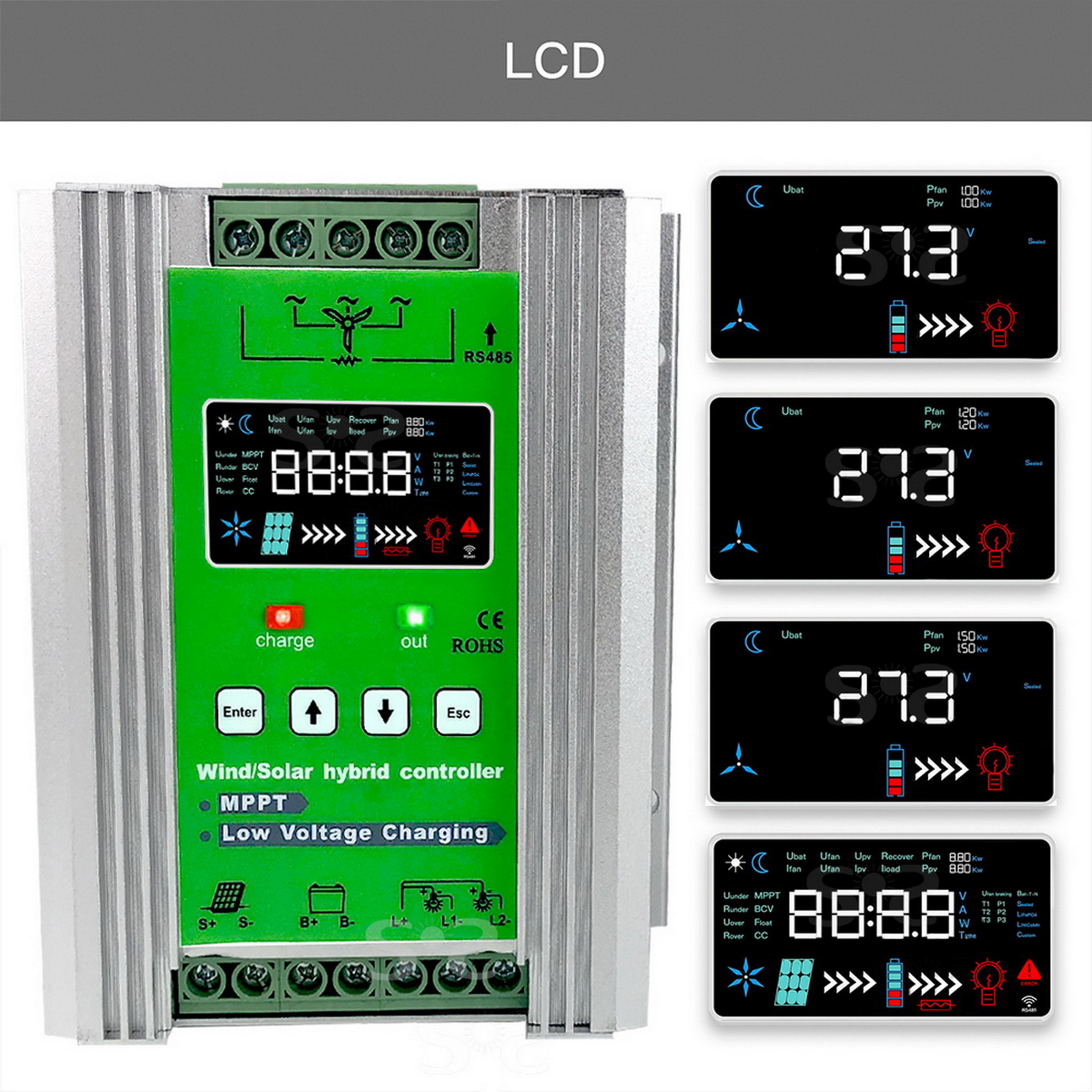 MARS 5000W 6KW ROCK ハイブリッド風力コン - Wind Solar Hybrid Kit のレビューと価格