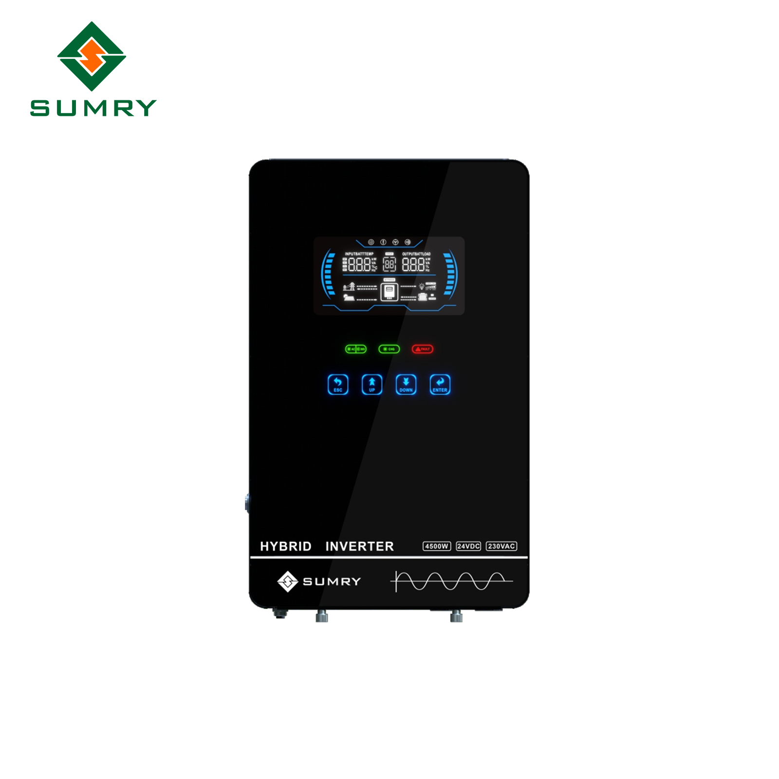 110Vソーラーインバーター5.5kw 4kwハイブリッドオ - Pure Sine Wave Inverter のレビューと価格