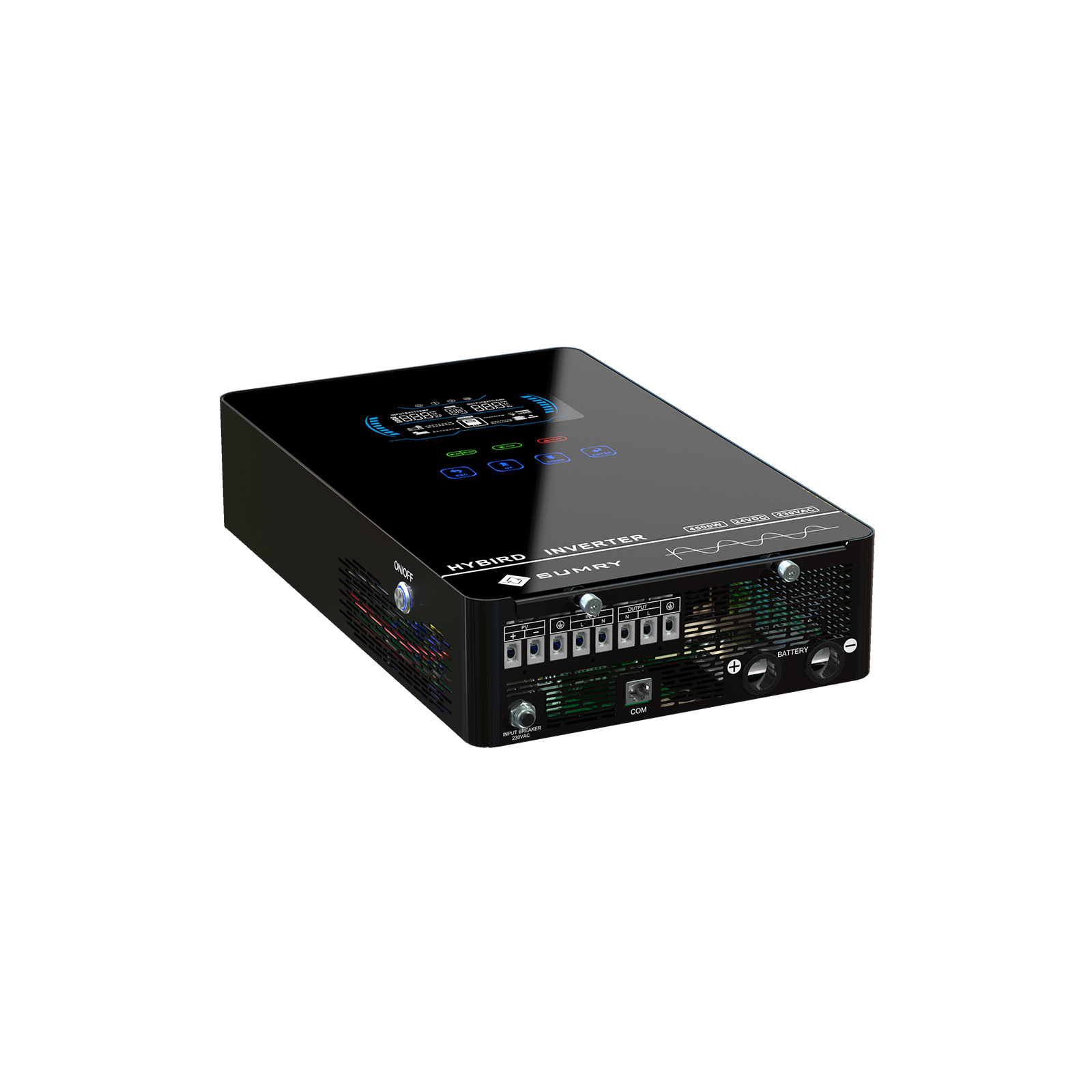 110Vソーラーインバーター5.5kw 4kwハイブリッドオ - Pure Sine Wave Inverter のレビューと価格